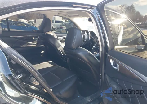 2018 Infiniti Q50 3.0T Luxe z USA, uszkodzony, nr VIN JN1EV7ARXJM437952